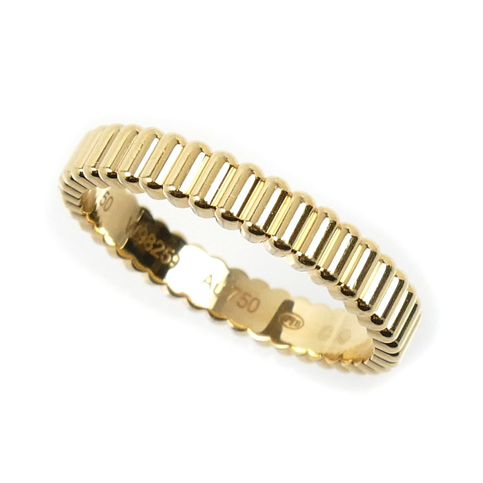 Boucheron ブシュロン K18YG イエローゴールド キャトル グログラン スモール リング・指輪 JAL01169 10号 50 3.1g レディース【中古】【美品】