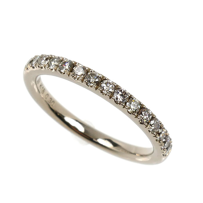 KASHIKEY カシケイ K18BG ラインリング ハーフエタニティ リング・指輪 BL001 ダイヤモンド0.30ct 11号 3.0g レディース【中古】