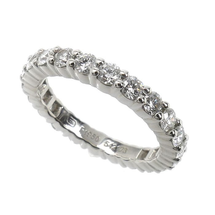 HARRY WINSTON ハリーウィンストン Pt950プラチナ プロングセット フルエタニティ リング・指輪 WBDPRDS05SP05-037 ダイヤモンド 6号 4.2g レディース【中古】【美品】