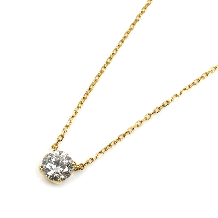 Vendome Aoyama ヴァンドーム青山 K18YG イエローゴールド キャトル ネックレス AGVN595443DI ダイヤモンド0.393ct 1.6g 43cm レディース【中古】