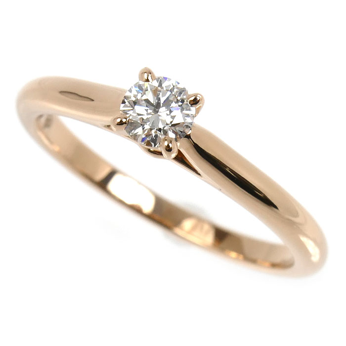 CARTIER カルティエ K18PG ピンクゴールド ソリテール1895 リング・指輪 N4743600 ダイヤモンド0.23ct 12.5号 53 2.9g レディース【中古】