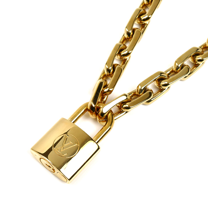 LOUIS VUITTON ルイ・ヴィトン GP コリエLVエッジカデナ ネックレス MP2993 ユニセックス【中古】【美品】