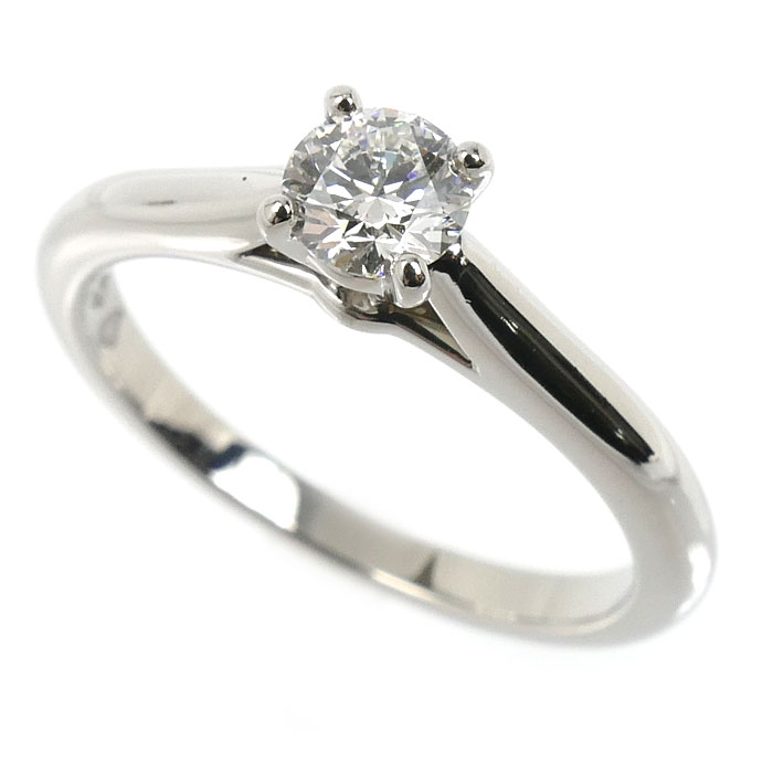 CARTIER カルティエ Pt950プラチナ ソリテール1895 リング・指輪 N4163600 ダイヤモンド0.31ct 9.5号 50 3.8g レディース【中古】