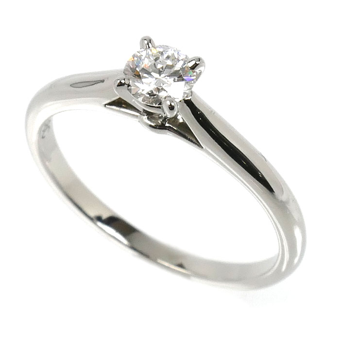 CARTIER カルティエ Pt950プラチナ ソリテール1895 リング・指輪 ダイヤモンド0.20ct 7号 47 2.3g レディース【中古】