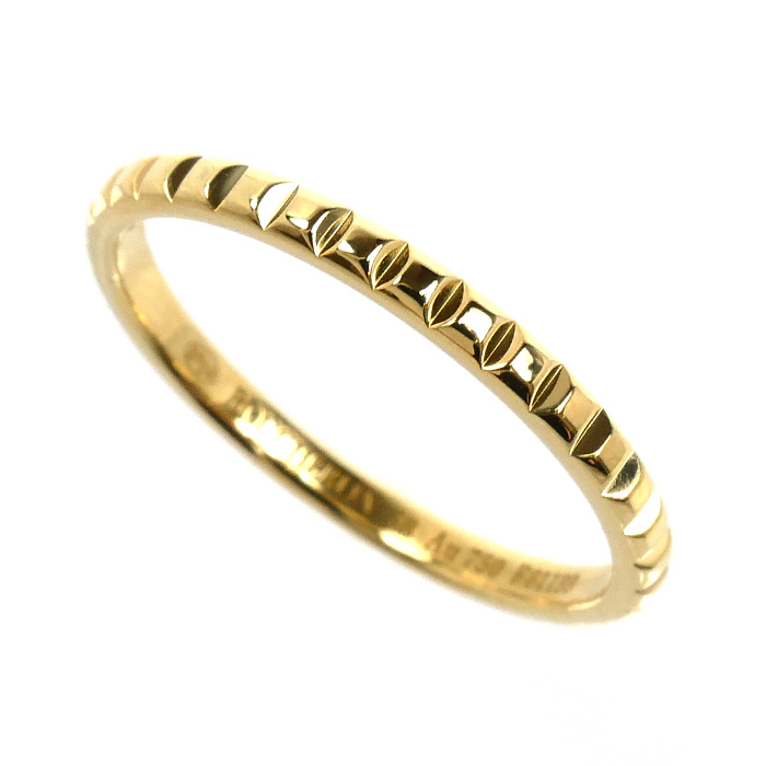 Boucheron ブシュロン K18YG イエローゴールド クルドパリ  リング・指輪 JAL01165 18号 58 2.3g メンズ【中古】【美品】