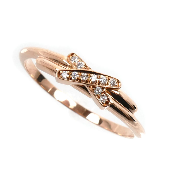 Chaumet ショーメ K18PG ピンクゴールド リアン ドゥ ショーメ プルミエ リング・指輪 082218 ダイヤモンド 14号 54 1.9g レディース【中古】【美品】