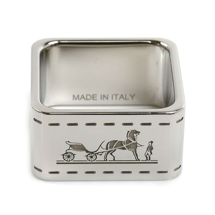 HERMES エルメス メタル ボルデュック  スカーフリング H601463S 00 スカーフリング 90 レディース【中古】【美品】