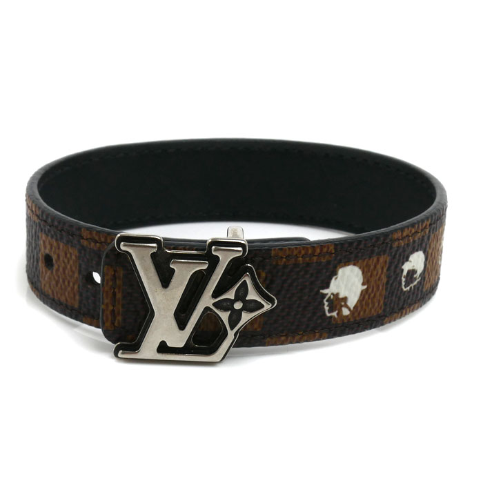 LOUIS VUITTON ルイ・ヴィトン ダミエキャンバス ヴィトン×NIGO フリエンドドシップ リバーシブル ブレスレット M4429E メンズ【中古】【美品】