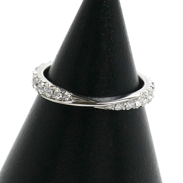 HARRY WINSTON ハリーウィンストン Pt950プラチナ ブリリアント ラブ  リング・指輪 WBDPRDPABRL-032 ダイヤモンド 4.5号 2.3g レディース【中古】【美品】