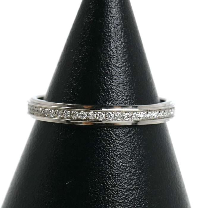 CARTIER カルティエ Pt950プラチナ ダムール ウェディング フル リング・指輪 B4093649 ダイヤモンド 9号 49 2.3g レディース【中古】【美品】