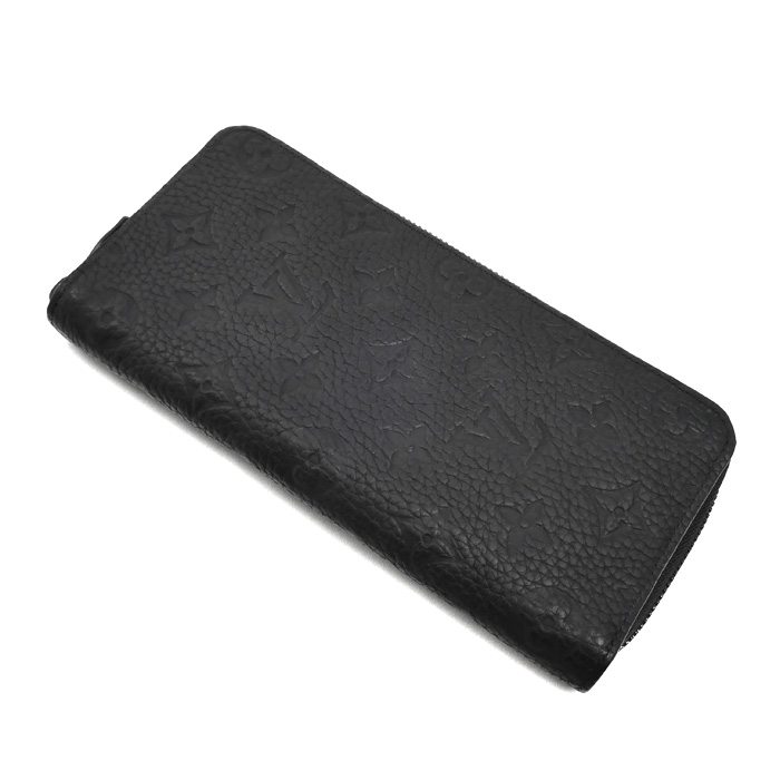 LOUIS VUITTON ルイ・ヴィトン ジッピーウォレットヴェルティカル 長財布 ラウンドファスナー モノグラムトリヨン ブラック M69047 ICチップ メンズ【中古】
