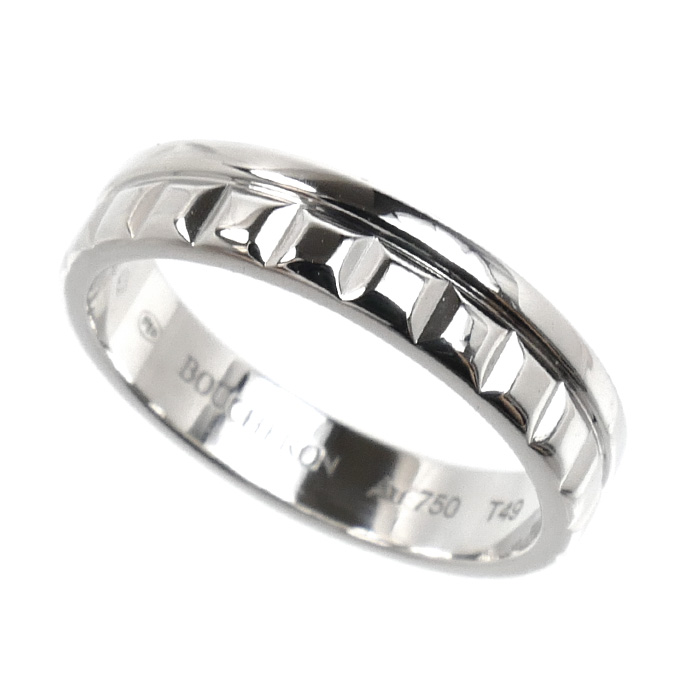 Boucheron ブシュロン K18WG ホワイトゴールド キャトル ラディアント リング・指輪 JAL00250 9号 49 4.0g レディース【中古】【美品】
