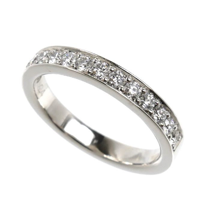 LAZARE  ラザール Pt950プラチナ リング・指輪 ダイヤモンド0.24ct 7号 4.3g レディース【中古】【美品】