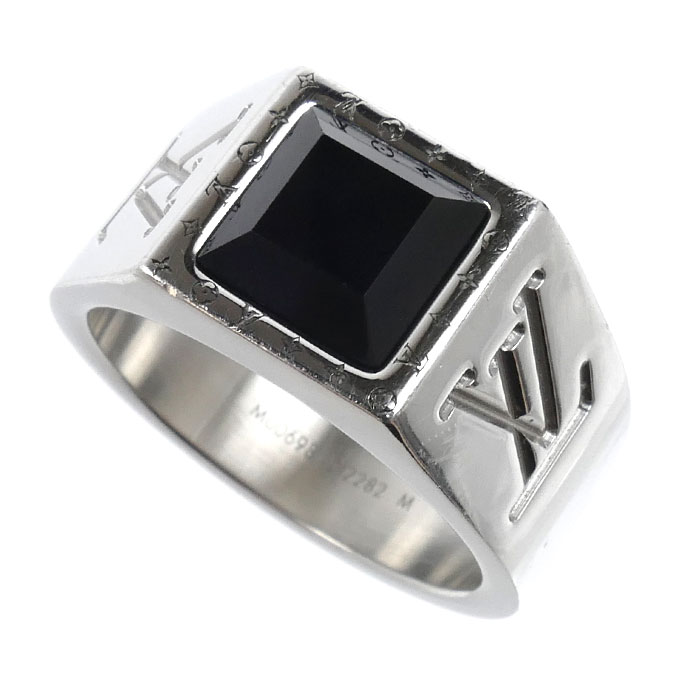 LOUIS VUITTON ルイ・ヴィトン GP リング・指輪 M00698  オニキス 19号 10.6g メンズ【中古】