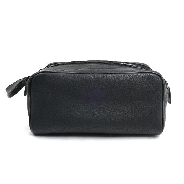 LOUIS VUITTON ルイ・ヴィトン ドップ キット クラッチバッグ モノグラム トリヨン ノワール M59478 メンズ【中古】