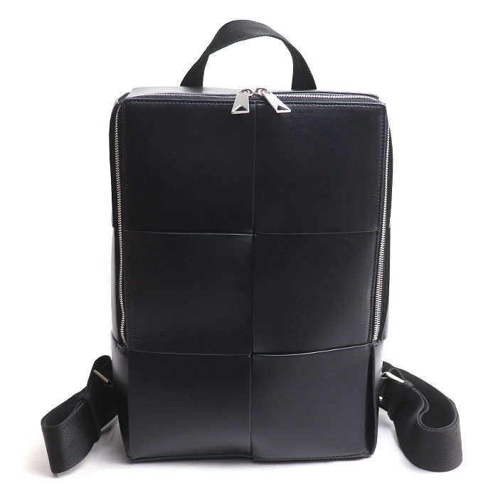 BOTTEGAVENETA ボッテガヴェネタ マキシイントレ アルコ リュック・デイパック ブラック 680092 メンズ【中古】