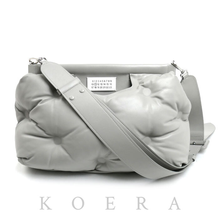 MAISON MARGIELA メゾンマルジェラ グラム スラムクラシック ミディアム ショルダーバッグ グレー SB1WG0034 ユニセックス【中古】【美品】