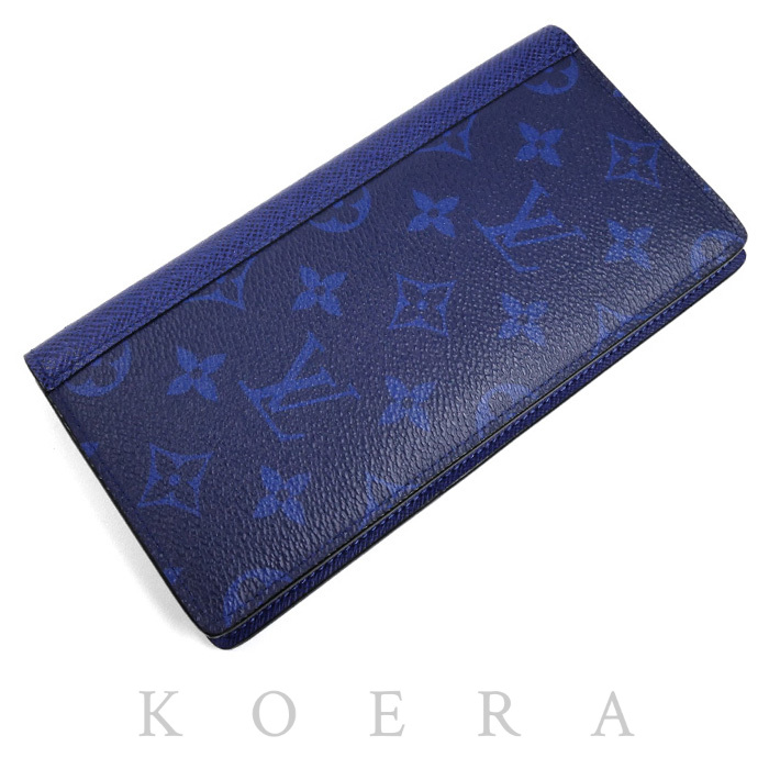 LOUIS VUITTON ルイ・ヴィトン ポルトフォイユ・ブラザ 長財布 タイガラマ コバルト M30297 メンズ【中古】
