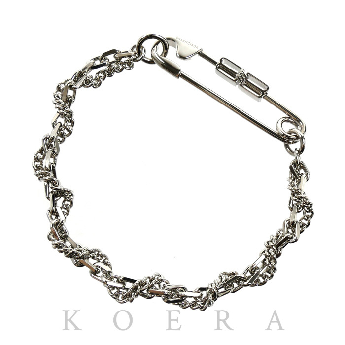 BALENCIAGA バレンシアガ 真鍮 Diy ピン ブレスレット A0012ITZ99S0926 M レディース【中古】【美品】