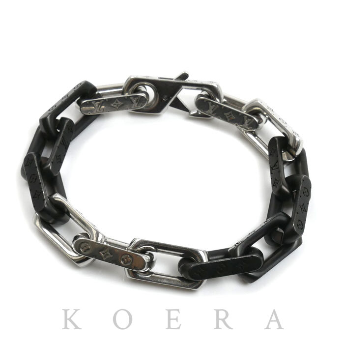 LOUIS VUITTON ルイ・ヴィトン GP モノグラム チェーン ブレスレット M00686 M メンズ【中古】