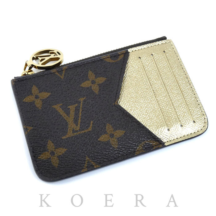LOUIS VUITTON ルイ・ヴィトン ポルト カルト ロミー コインケース フラグメントケース モノグラム ブラウン ゴールド M26654 レディース【中古】