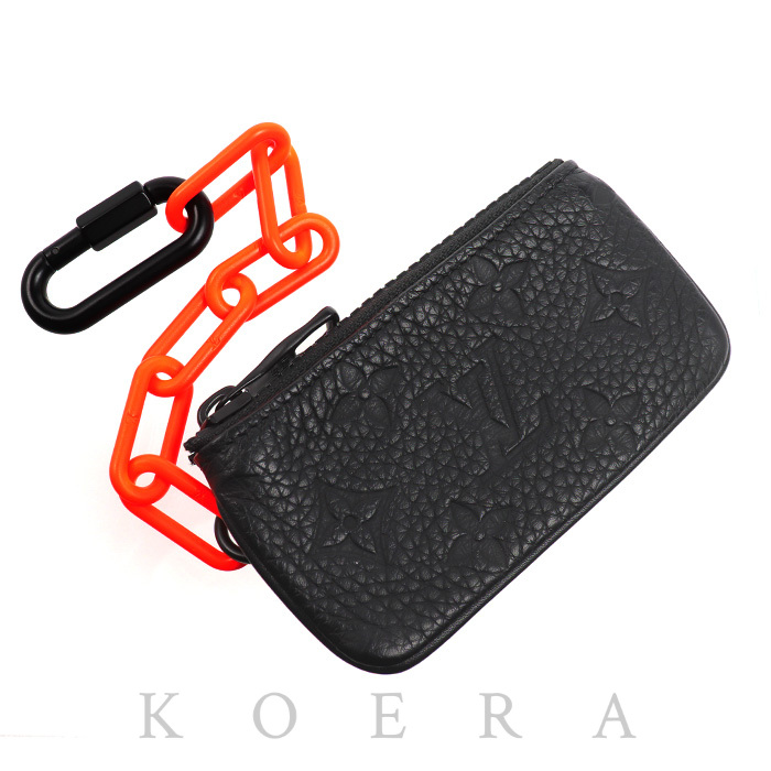 LOUIS VUITTON ルイ・ヴィトン ポシェットクレ ヴァージルアブロー コインケース ノワール M67452 ユニセックス【中古】【美品】