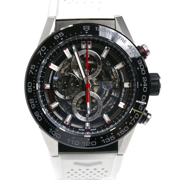TAG HEUER タグホイヤー カレラ キャリバーホイヤー01 クロノグラフ 腕時計 自動巻き CAR2A1Z.FT6051 メンズ【中古】