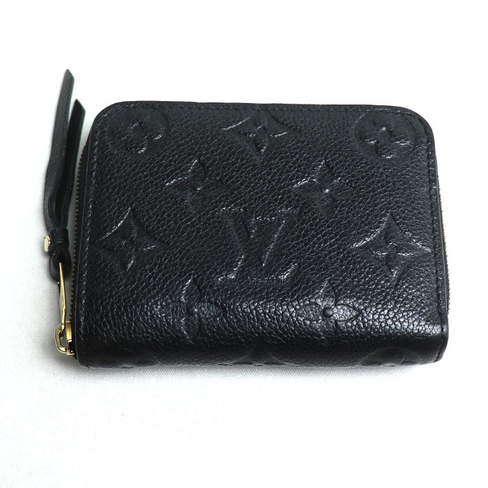 LOUIS VUITTON ルイ・ヴィトン ジッピー･コイン パース コインケース モノグラム･アンプラント ブラック M60574 ユニセックス【中古】