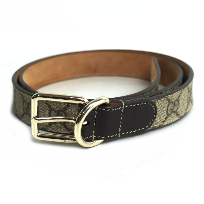 GUCCI グッチ ベルト ベージュ 201771 レディース【中古】