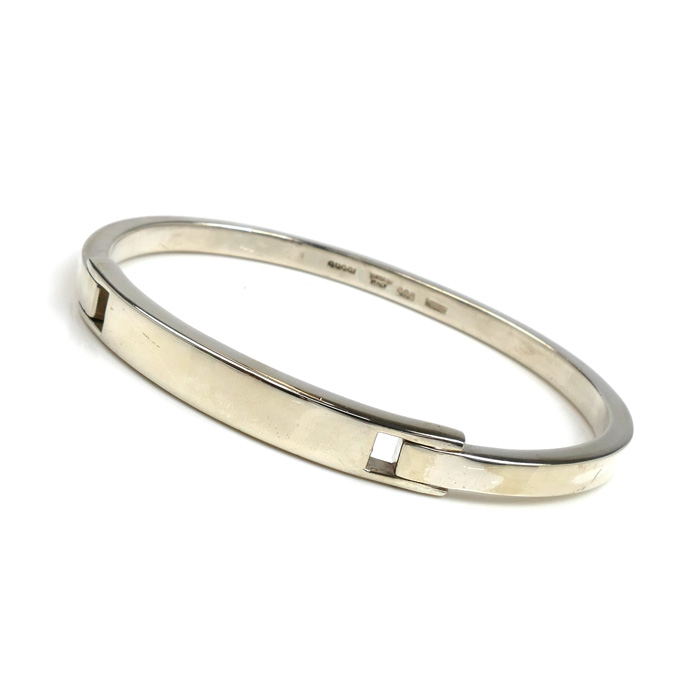 GUCCI グッチ シルバー925 バングル 31.5g ユニセックス【中古】