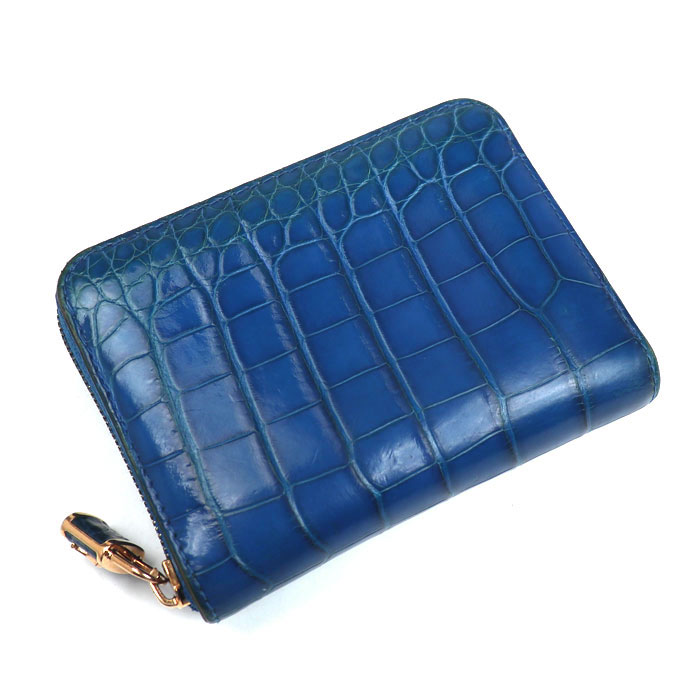 LOUIS VUITTON ルイ・ヴィトン ジッピー コインパース コインケース エキゾチックレザー ブルーサントリン N96069 ユニセックス【中古】