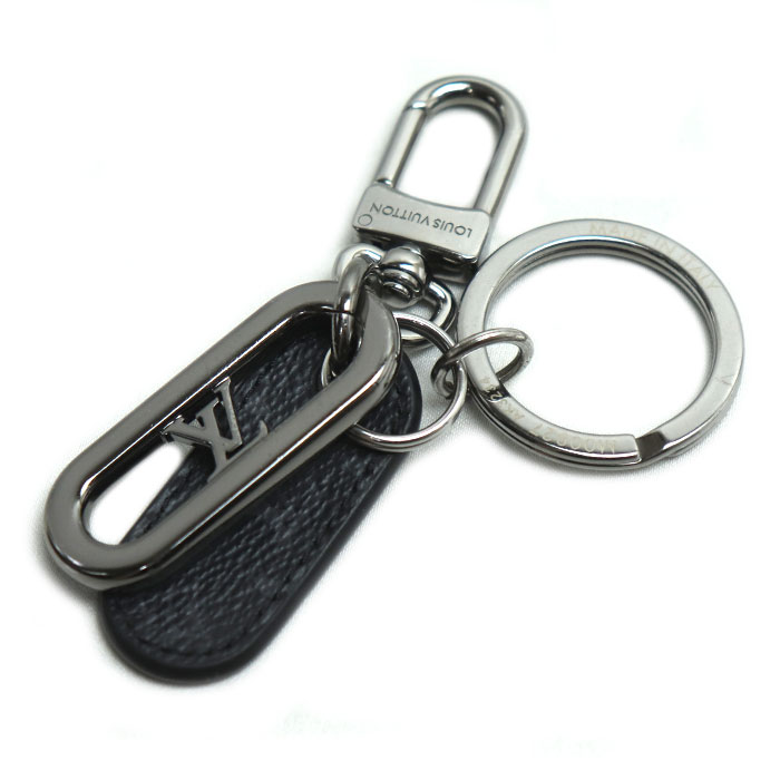 LOUIS VUITTON ルイ・ヴィトン LV シグネチャー チェーン キーホルダー グレー M00927  メンズ【中古】