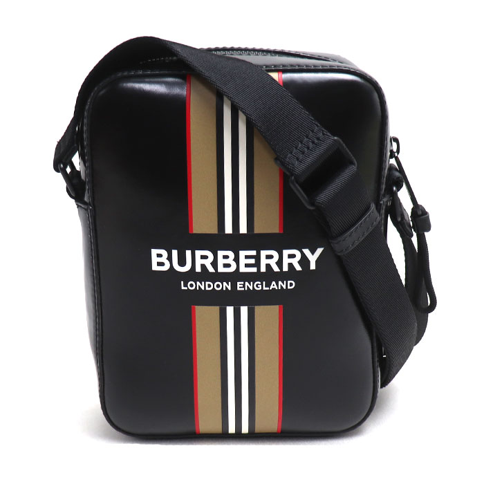 BURBERRY バーバリー THORNTON ショルダーバッグ ブラック 8030016 ノバチェック ユニセックス【中古】【美品】