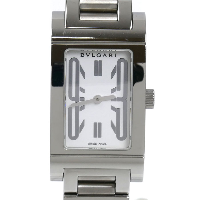 BVLGARI ブルガリ レッタンゴロ 腕時計 電池式 RT39S レディース【中古】