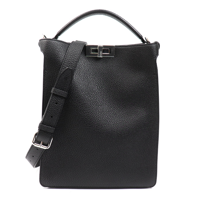 FENDI フェンディ ピーカブー X-Lite スモール 2Wayショルダーバッグ ブラック 7VA611 AH8Z F0GXN レディース【中古】【美品】