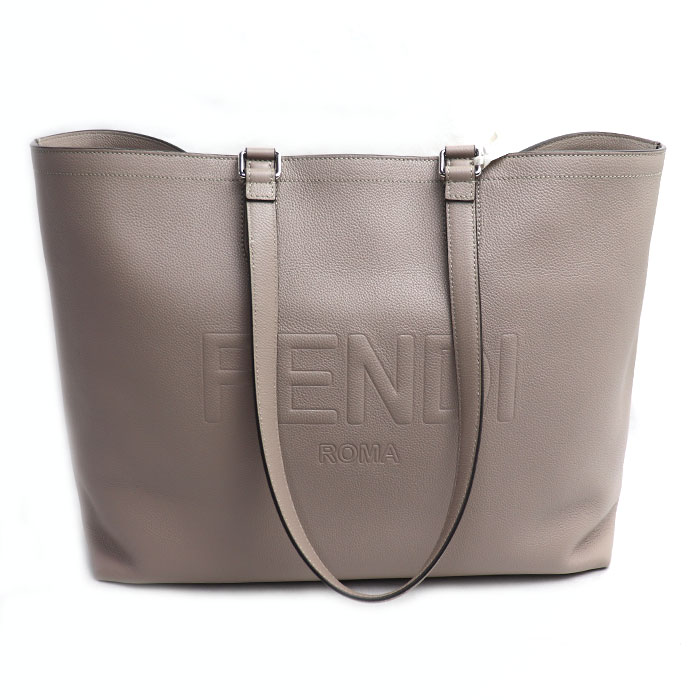 FENDI フェンディ ゴー トゥー ショッパー トートバッグ CORDA+PAL(グレー系) 7VA610 ARD9 F04Y9 レディース【中古】【極美品】