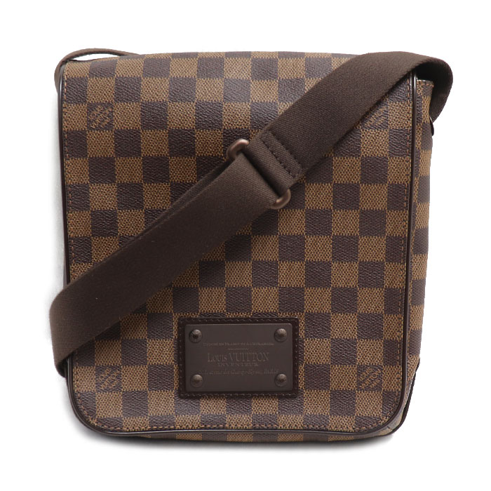 LOUIS VUITTON ルイ・ヴィトン ブルックリンPM ショルダーバッグ ダミエ ブラウン N51210 ユニセックス【中古】