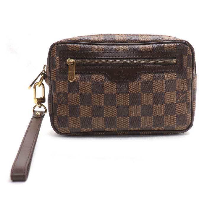 LOUIS VUITTON ルイ・ヴィトン ポシェット ビエ マカオ セカンドバッグ ダミエ ブラウン N61739 ユニセックス【中古】