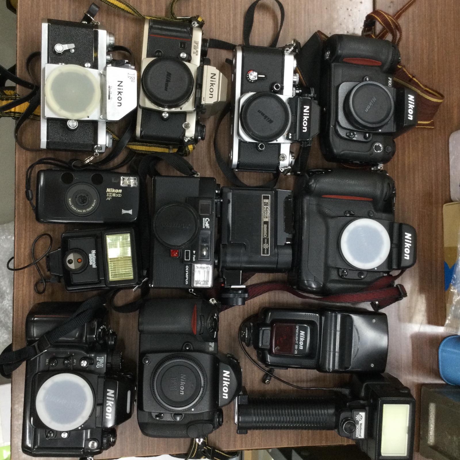 NIKON/National/オリンパス ﾃﾞｼﾞｶﾒ Nikon9 ｵﾘﾝﾊﾟｽ1/ﾚﾝｽﾞ Nikon12/ｽﾄﾛﾎﾞ National3 Nikon1 カメラ･レンズ･ストロボ山【中古】