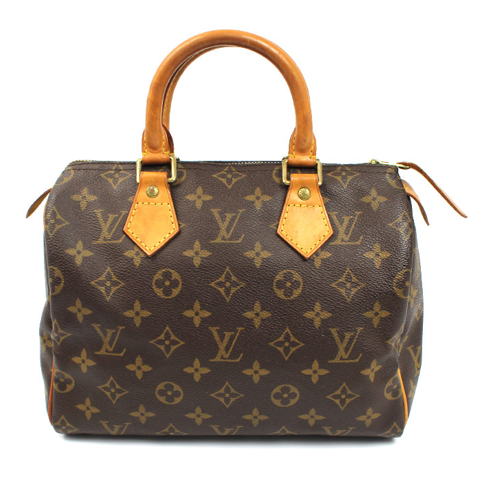 LOUIS VUITTON ルイ・ヴィトン スピーディ25 ハンドバッグ モノグラム ブラウン M41528 レディース【中古】