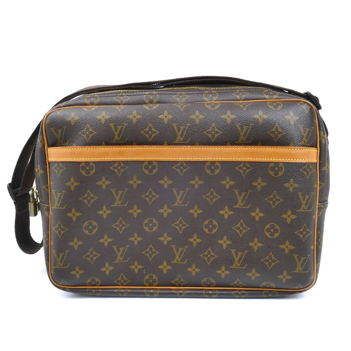 LOUIS VUITTON ルイ・ヴィトン リポーターGM ショルダーバッグ モノグラム ブラウン M45252 ユニセックス【中古】