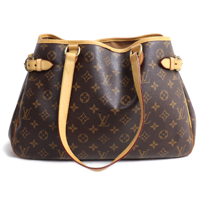 LOUIS VUITTON ルイ・ヴィトン バティニョール オリゾンタル トートバッグ モノグラム ブラウン M51154 レディース【中古】