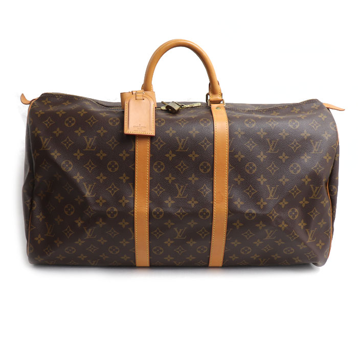 LOUIS VUITTON ルイ・ヴィトン キーポル５５ ボストンバッグ モノグラム ブラウン M41424 ユニセックス【中古】