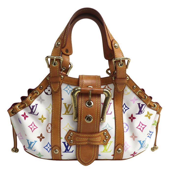LOUIS VUITTON ルイ・ヴィトン テダPM ハンドバッグ マルチカラー ブロン（ホワイト） M92348 レディース【中古】