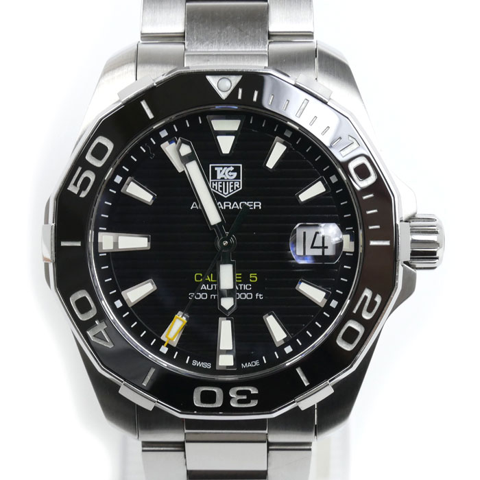 TAG HEUER タグホイヤー アクアレーサー 腕時計 自動巻き WAY211A.BA0928 メンズ【中古】