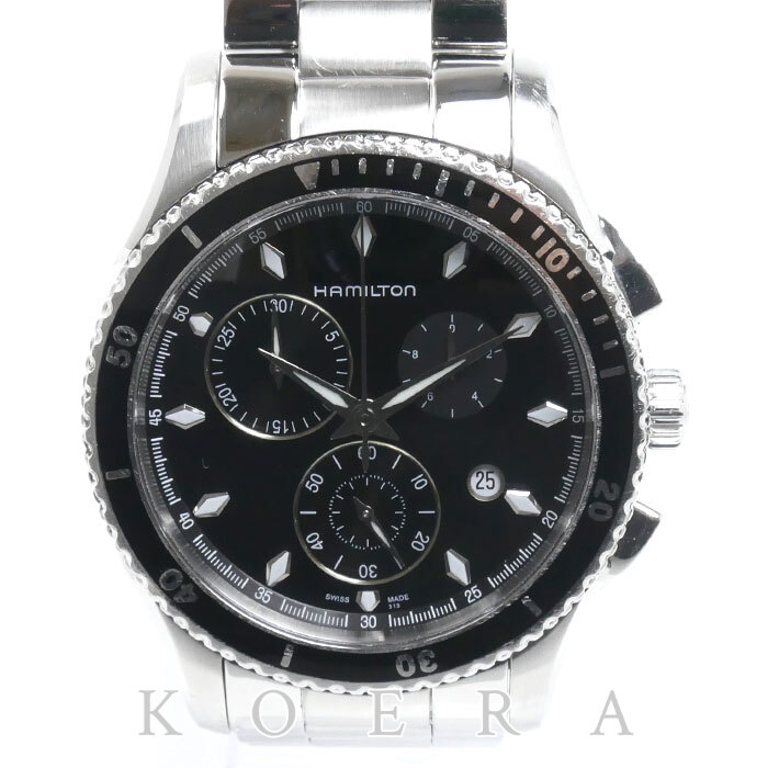 HAMILTON ハミルトン ジャズマスター  腕時計 電池式 H37512131/H375121 シービュークロノ メンズ【中古】
