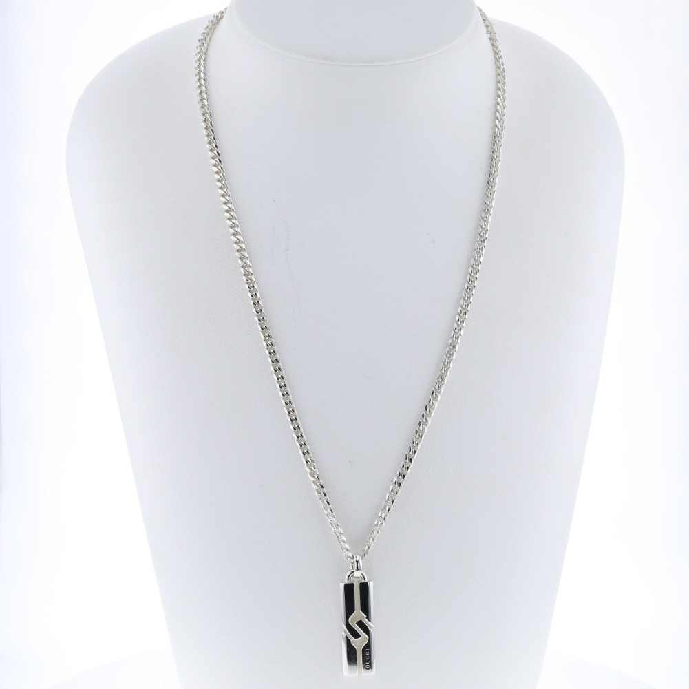 GUCCI Necklace Knot Flat Link Chain Chain Silver925 K00411884 eBay