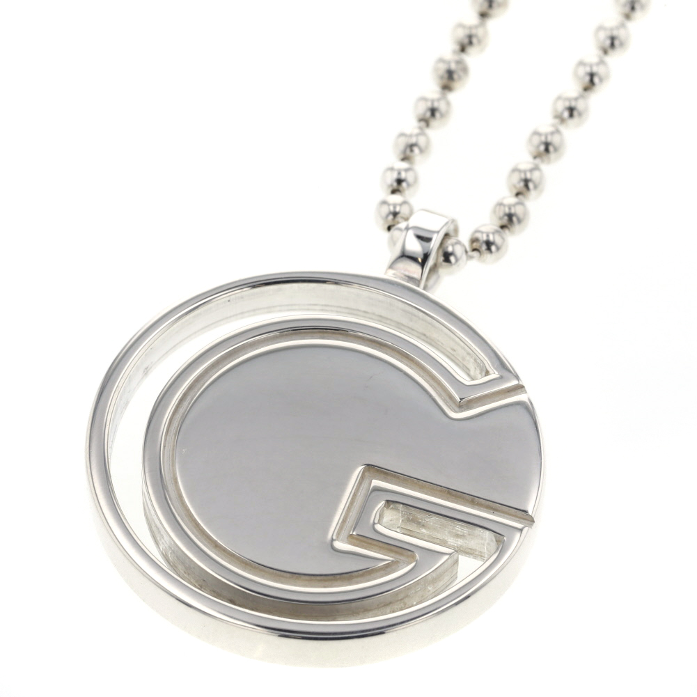 gucci round pendant necklace