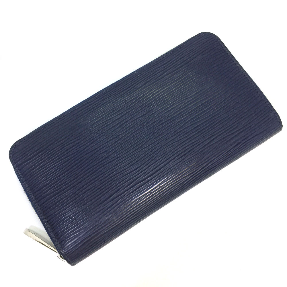LOUIS VUITTON Epi Zippy Wallet M60435 long wallet Navy K91023866 | eBay