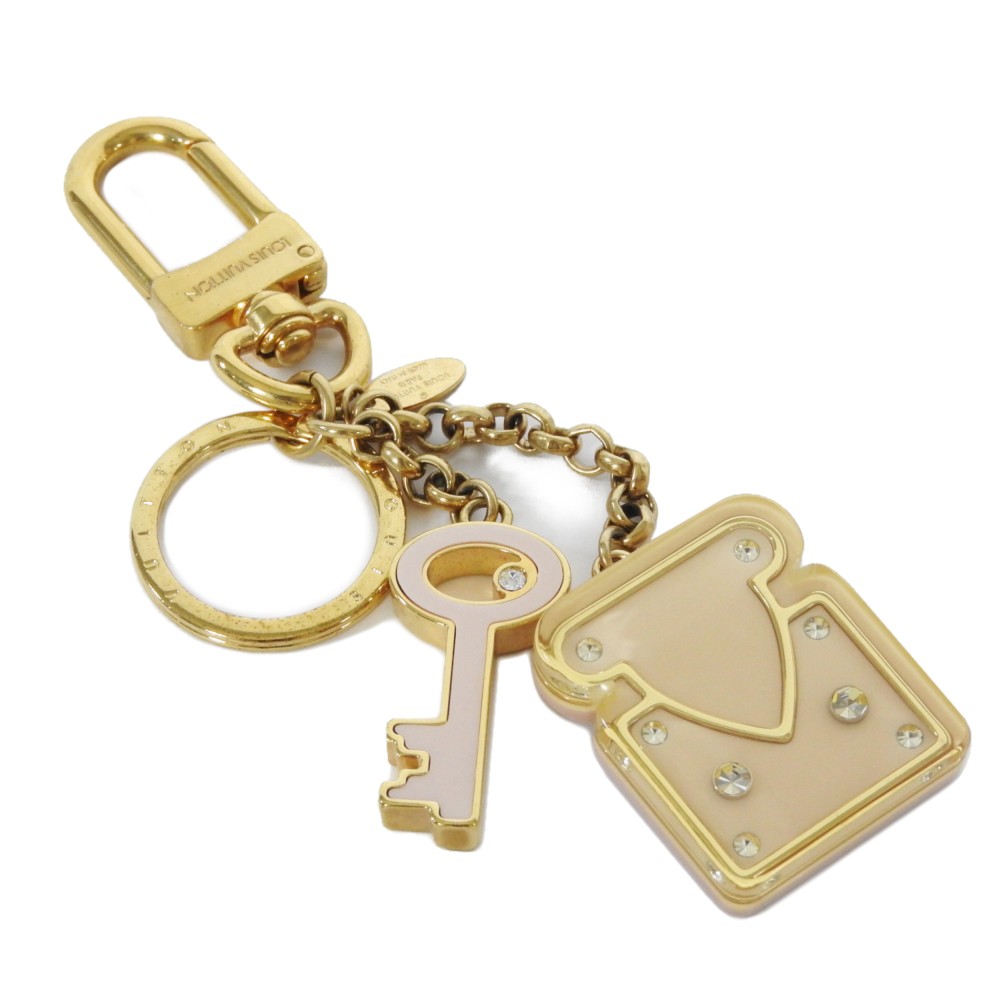 Leather key ring Louis Vuitton Brown in Leather - 35329108